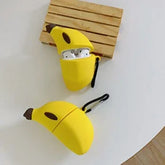 Compatible with Apple, Lovely banana airpods Pro protective silicone - Show Gadgets